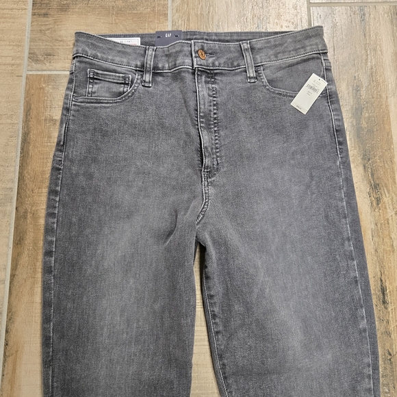 NEW Gap Universal Jegging Sky High Faded Black Jeans Women Size 14 Tall 14T 32 - Picture 6 of 13